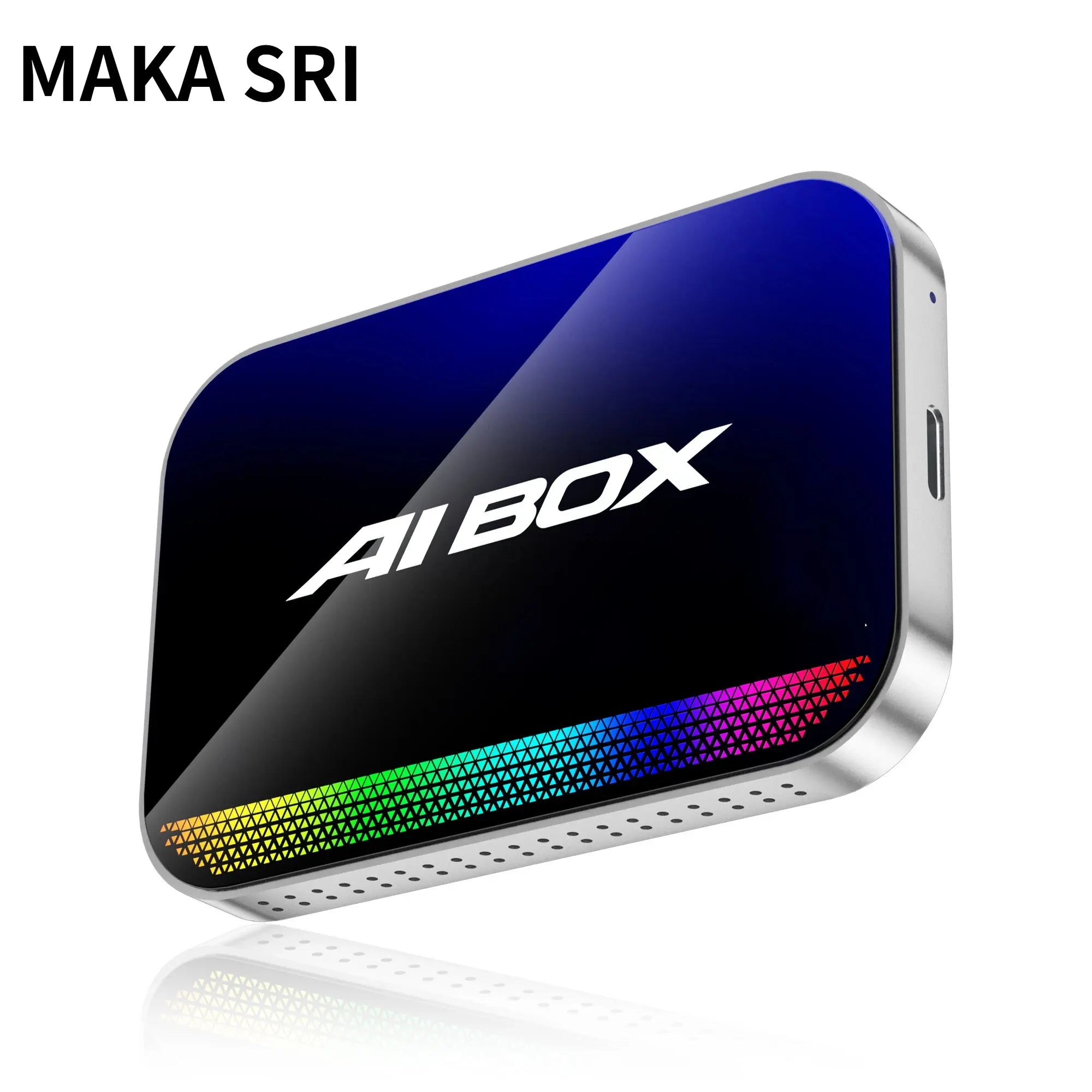 【Springglowup】Makasri Wired to Wireless Carplay Adapter【Not Support for Tesla & Bmw】Supports Netflix/Youtube/Tiktok APP to Play Video on a Car Screen (Do Not Support Vehicles with Built-In Wireless Carplay) ,Your Entertainment Co-Pilot on the Road!