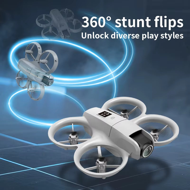 New H135 Mini Drone WIFI FPV Hover Professional 4K Camera Pocket Coloful Lights Dron Rc Plane Foldable Quadcopter RC Toys Gifts
